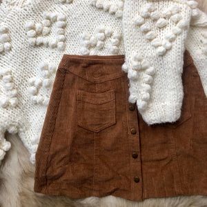 Corduroy Skirt